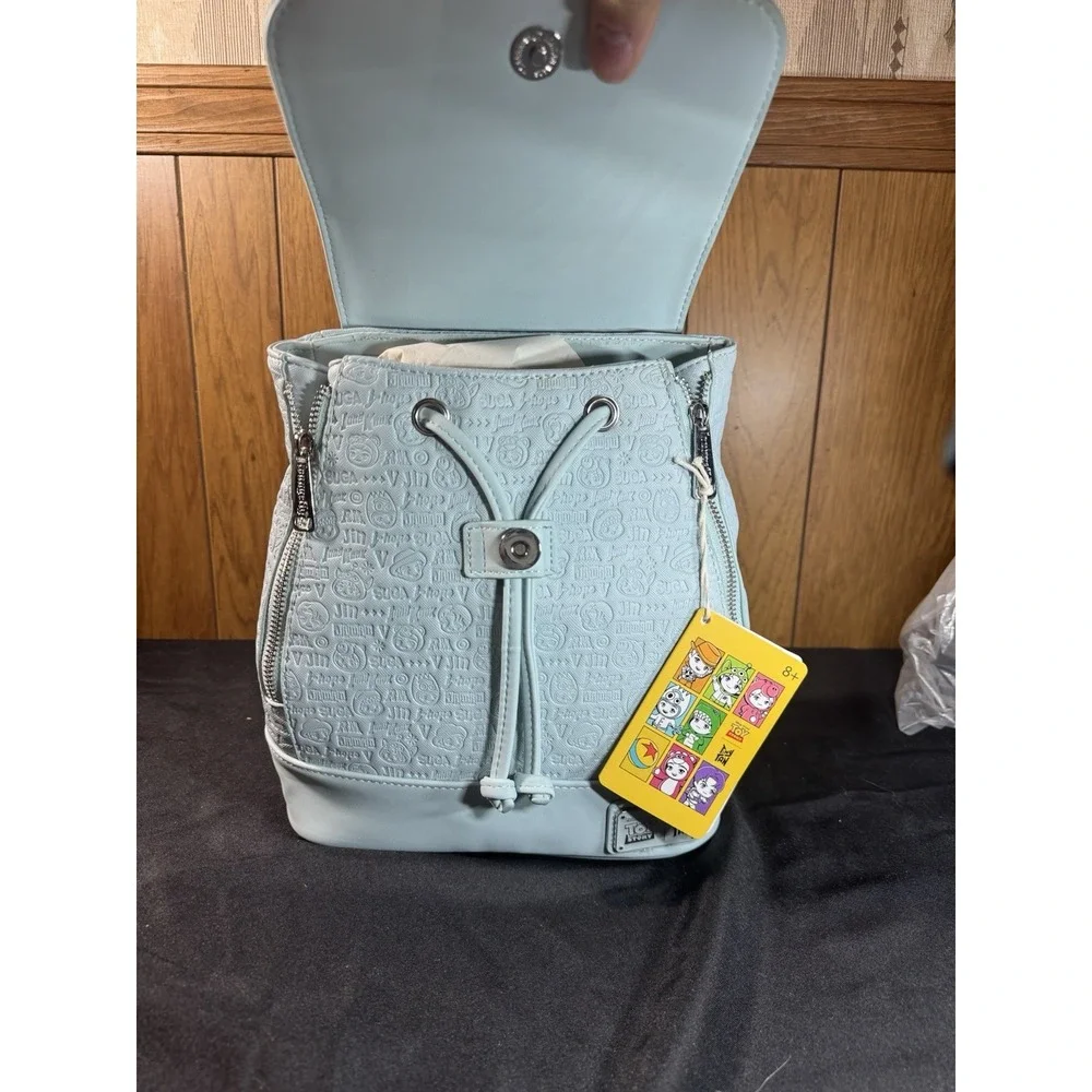 Loungefly Toy Story- Tiny Tan All-Over Print Drawstring Mini Backpack NWT‎